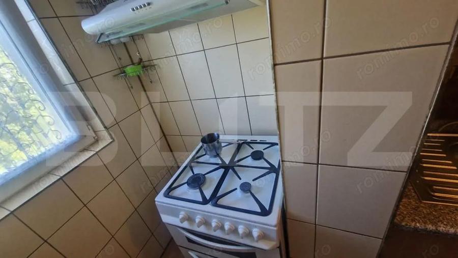 Garsoniera mobilata, etaj intermediar, parcare, beci luminoasa - 8