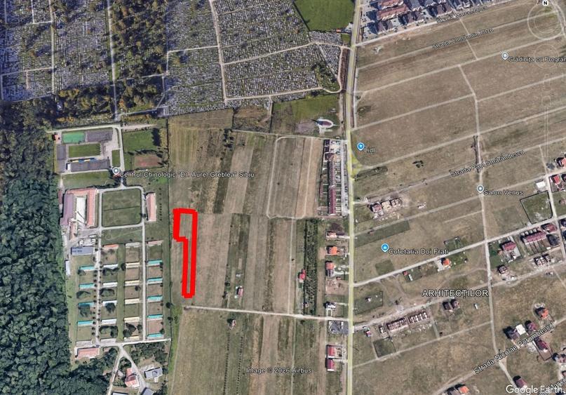 TEREN CALEA CISNADIEI 5160 MP | PUZ IN LUCRU PENTRU 8 LOCUINTE UNIFAMILIALE - 1