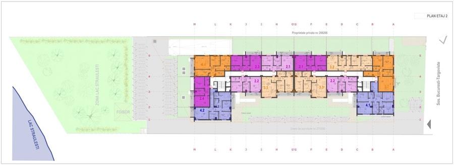 Straulesti metrou stradal  3 camere decomandat - 3