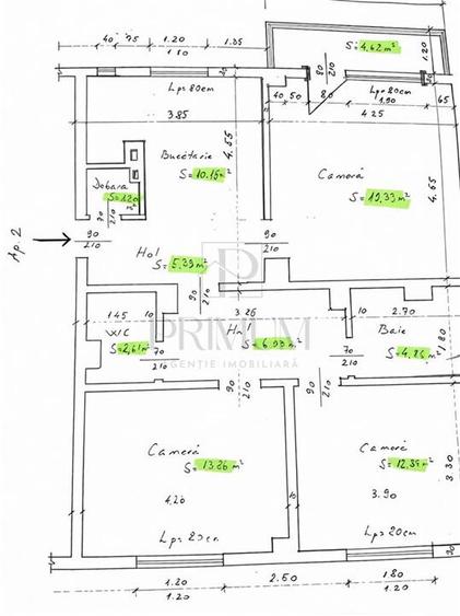 FABRIC | 3 CAM | DECOMANDAT | 2 BAI | BALCON | PARTER INALT | CENTRALA - 8