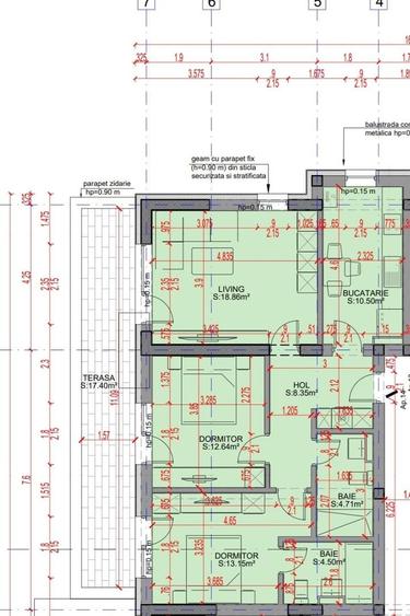 Apartament cu 3 camere decomandat în Theodor Pallady