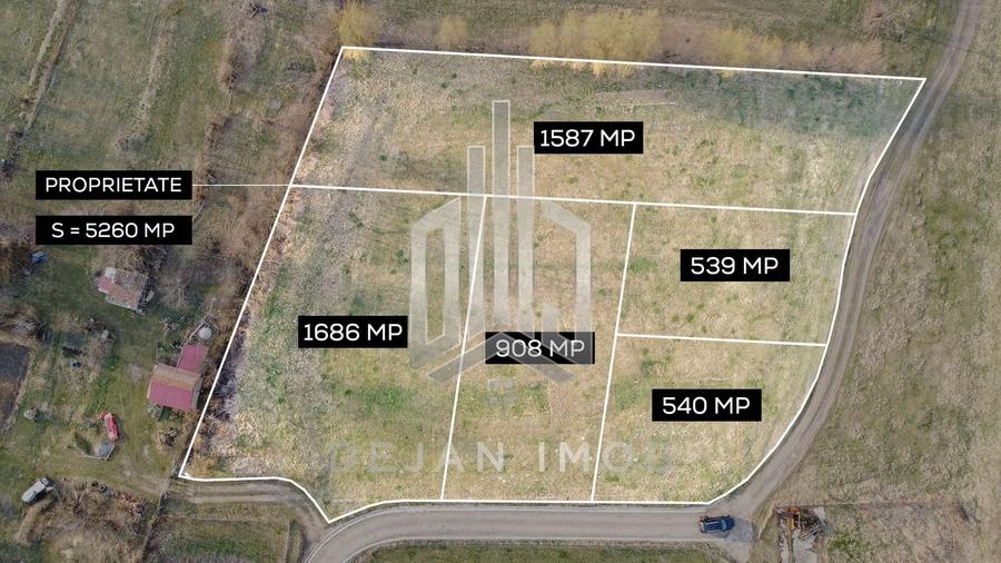 Teren Construcții intravilan de 5260 mp, în Reci