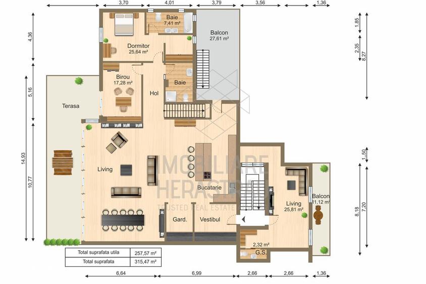 Monteux Penthouse | Duplex, 6 rooms, unique view overlooking Floreasca - 18