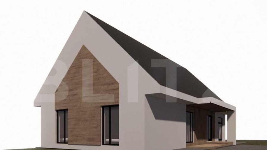 Casa individuala de vanzare, cu 4 camere, 96 mp, zona ?u - 12