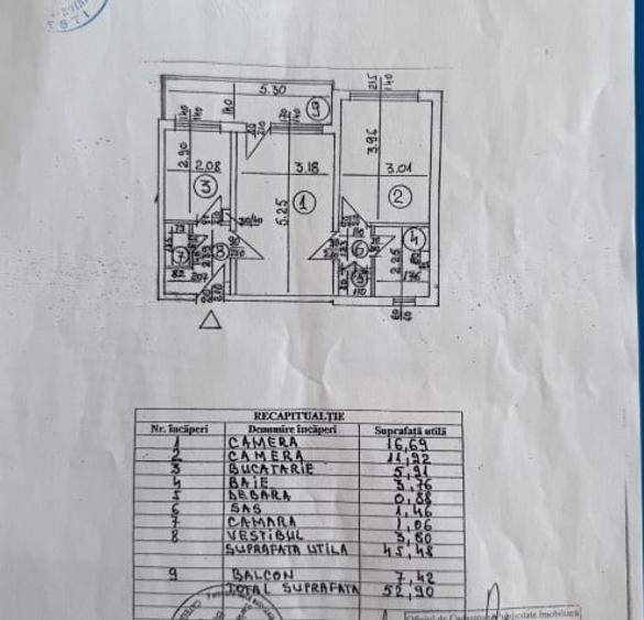 2 Camere | Berceni- Piata Sudului | Balcon | Anvelopat - 16