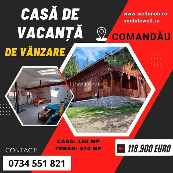 Casă cu 6 camere în Comandău