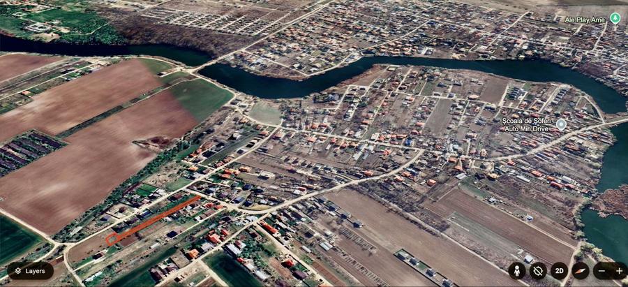 Teren priveliste deschisa, cu utilitati, zona retrasa, langa lac si padure - 2