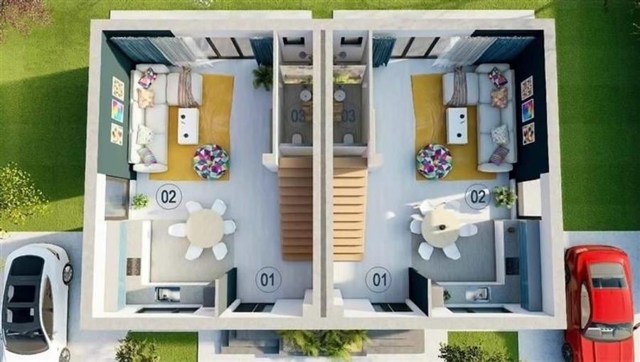 Vila tip duplex P+1E cu 4 camere proiect finalizat Tunari comision 0% - 4