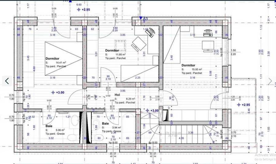 Casa individuala, semifinsata, zona Tautiului - 7