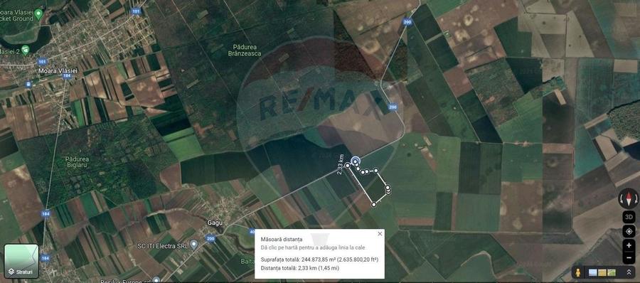 Teren 25.26ha Dascalu / DJ 200 - 2