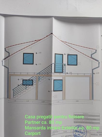Casa Partner 80 mp + Mansarda 80 mp + Carport 69900 - 2