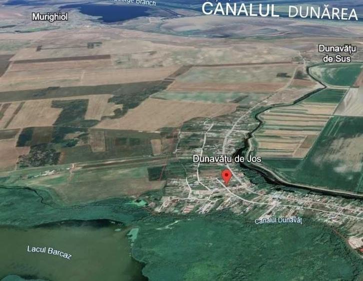 DUNAVATUL DE JOS-  TEREN 686 MP, DESCHIDERE LA CANAL 12,3 ML - 1
