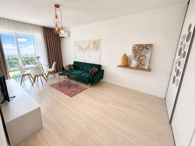 Apartament cu 2 camere decomandat, mobilat în Lacul Morii