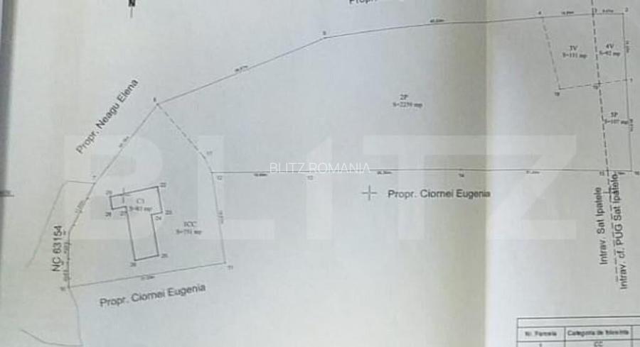 Casa batraneasca cu teren de 6700 mp intravilan, Ipatele
