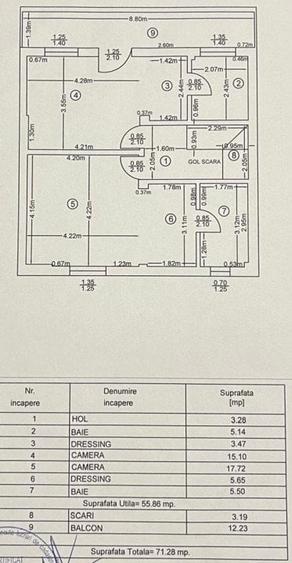 Casa 4 camere Baneasa | 0 comision | Duplex | 120mp | Teren 190mp | Metrou - 20