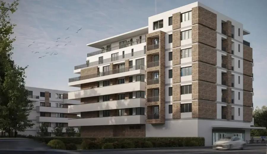 Apartament 2 camere, terasa 14,10mp, langa lac, metrou, bloc nou - 1