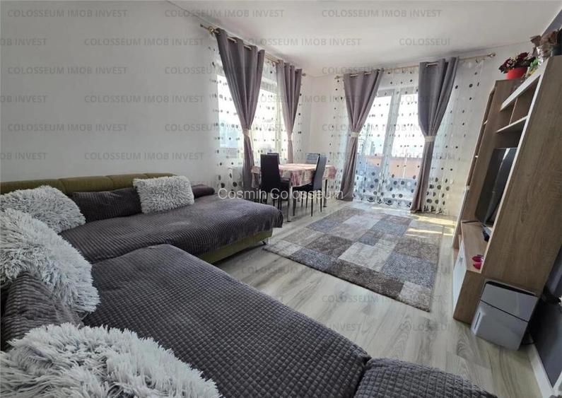 Apartament 3 camere, 2 bai, decomandat, mobilat, utilat, zona Noua!