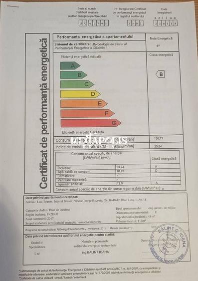 Apartament 2 camere | Parcare inclusă | 45 mp utili - 6
