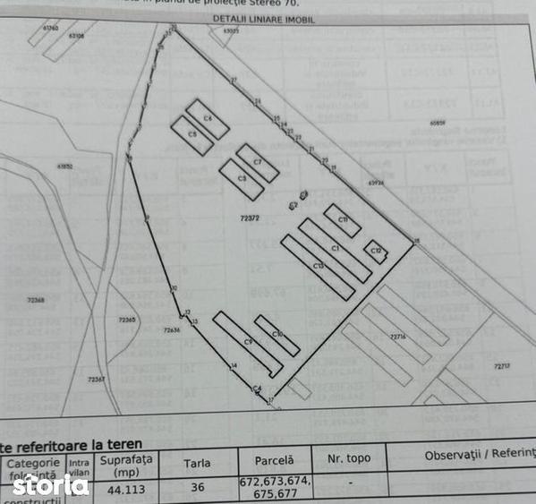 Vand teren intravilan 44113 mp la E85 - langa Bacau - 2