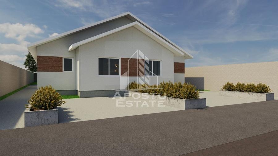 Duplex cu 3 camere si 2 bai, teren 391 mp, Mosnita noua - 2