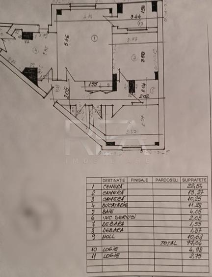 3 camere Calea Calarasilor decomandat,inst. schimb.,parcare,an 1996 - 9