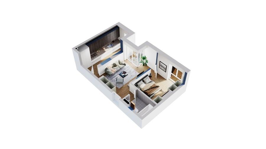 Vanzare apartament tip Studio dublu Campus - 2