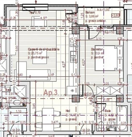NOU! Apartament cu 2 camere 55mp etaj 1 semifinisat zona Terra - 1