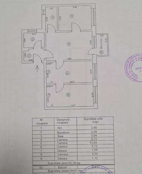 4 camere cf 2 Hipodrom sup 55 mp - 8