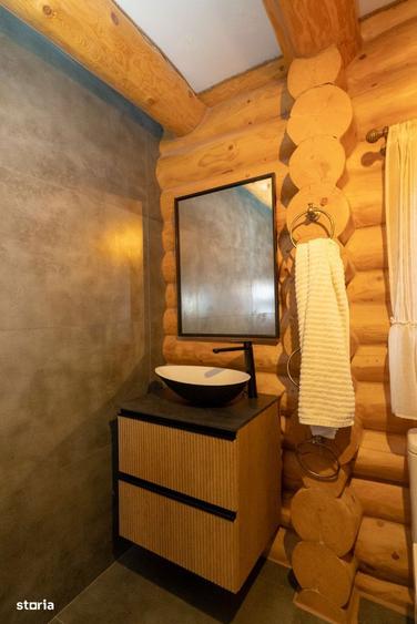 Casa premium din bu?tean,construita cu responsabilitate 980 mp teren - 14