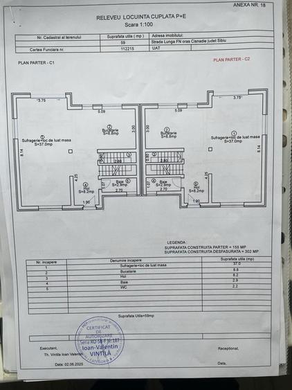 Casa(duplex) -Cisnadie-str.Prunului-Priveliste superba - 3