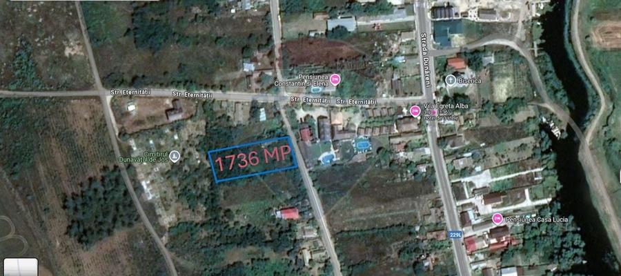 Teren de vanzare , Autorizetie 20 camere + Avize, Dunavatu de Jos - 1