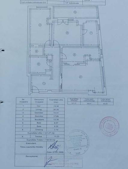 Decomandat,121mp utili+terasa,et 1/5,2 loc parcare subteran si suprateran,mobila - 10