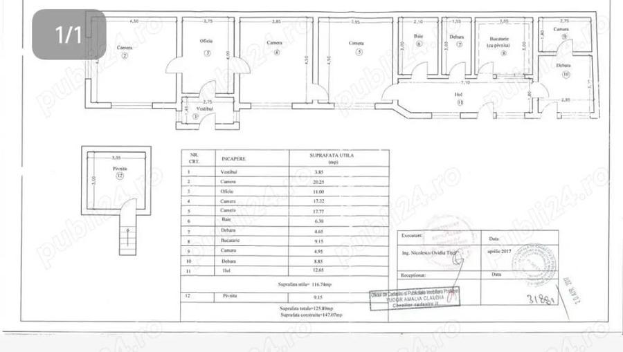 Casa 4 camere Ploiesti Sud ,Comision 0%,Teren 342 mp - 2