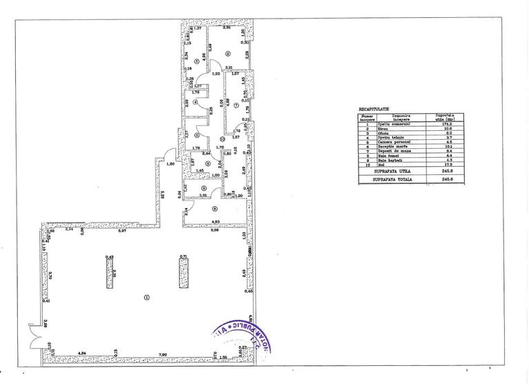 Vanzare 246 mp spatiu comercial in Cortina North si 3 locuri parcare - 7