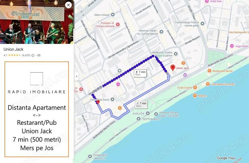 OFERTA - Apartament 1 Camera - Mazepa 1 - Vedere Dunare - Mobilat+Utilat - Blue Acqua Piata Ancora - 2