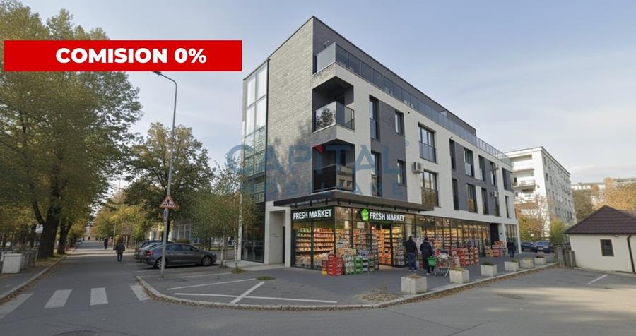 Spatiu comercial cu 10 parcari incluse, inchiriat la 2400 euro pe termen lung! - 1