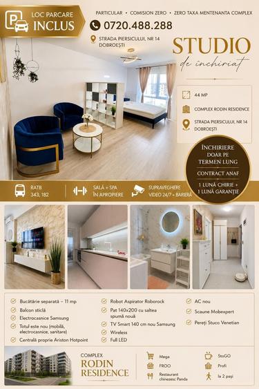 Apartament decomandat în Dobroești