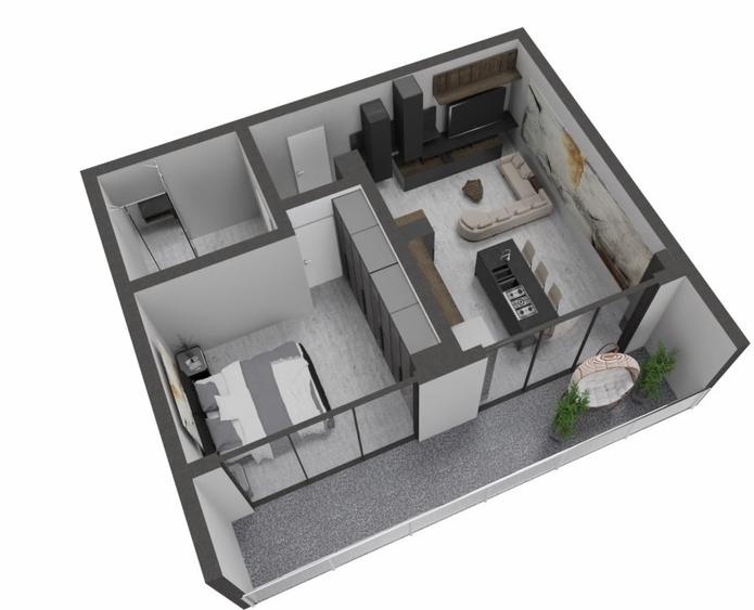 Apartament 2 camere Mamaia Nord -OBA Urban Residence- Proiect finalizat - 2