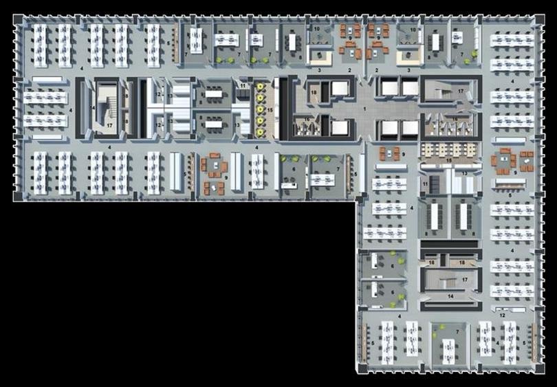 Inchirieri spatii de birouri in Business Garden Bucharest de la 255 mp - 27