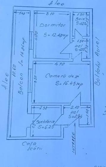 Apartament 2 camere, 58 mp, Odobesti zona Penny - 1