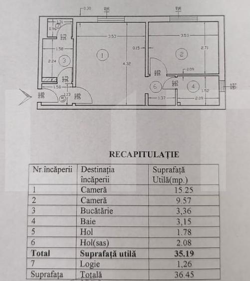 Apartament 2 camere, Brancoveanu - 12