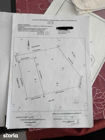 Teren de vanzare Priseaca 1050 mp la principala - 3