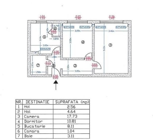 Vanzare Apartament 2 Camere Decomandat Bld. Brancoveanu - 6