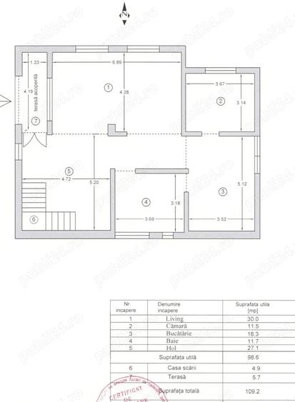 Casa cu teren 3500 mp la 11 km de Pite?ti - 7