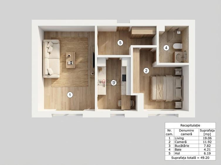 Sector 4, Aria City Residence, direct dezvoltator, apartament 2 camere - 1