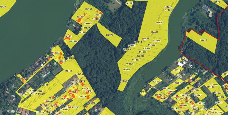 Teren de Vis pe malul lacului Snagov / 4000 mp in inima Naturii /40 m deschidere - 10