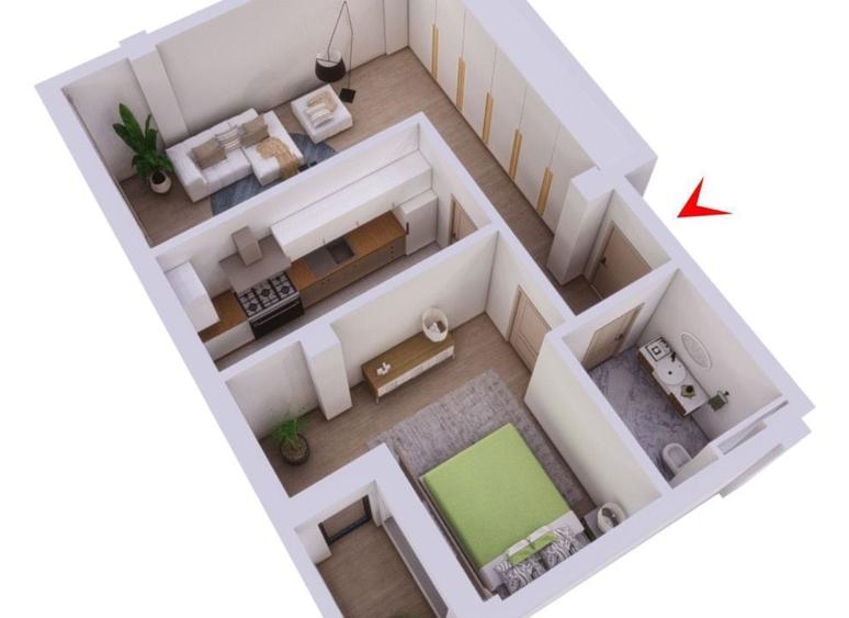 Apartament 2 camere intre Rediu si Popas Pacurari,parcare, Cod:153269 - 7