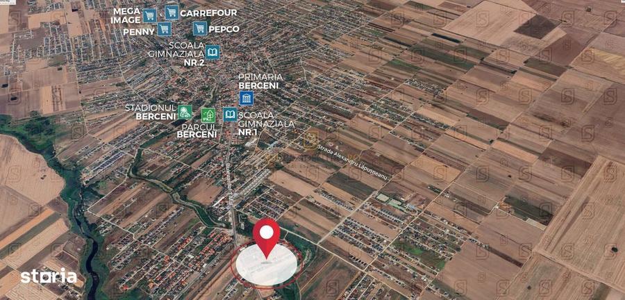 Teren Comuna Berceni - strada Primaverii 417 mp - 1