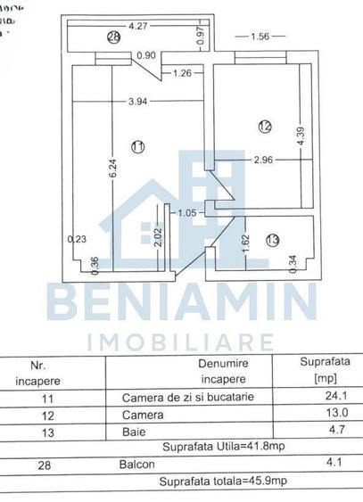 Apartament 2 camere etaj 2 an 2020 -centrala -parcare -Capsunarie - 3