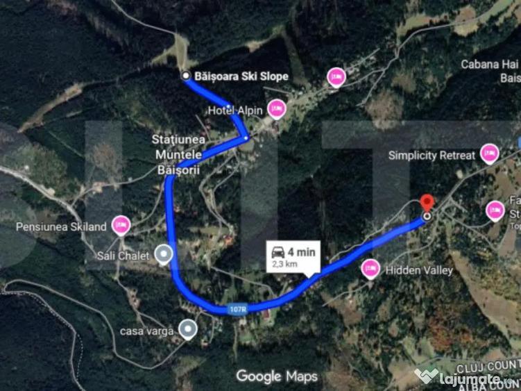 Investitie ! Teren intravilan 990 mp, front 23 m, Muntele B - 4